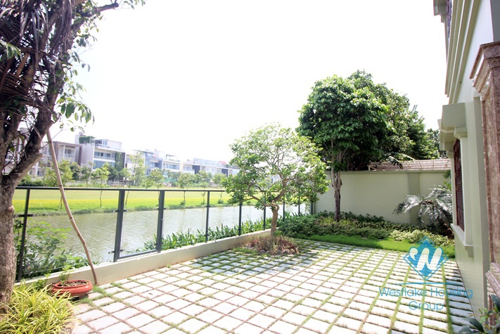 Lovely and elegant riverside villa for rent in Ciputra, Tay Ho, Hanoi